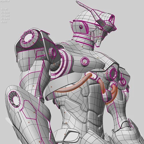 Cover Image 3D Anime Style Mecha Production in OctaneRender for Blender [Coloso, Lino Grandi]-12.jpg