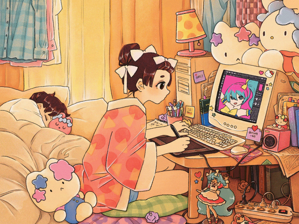 Crafting Playful and Kitschy iPad Motion Illustrations.gif